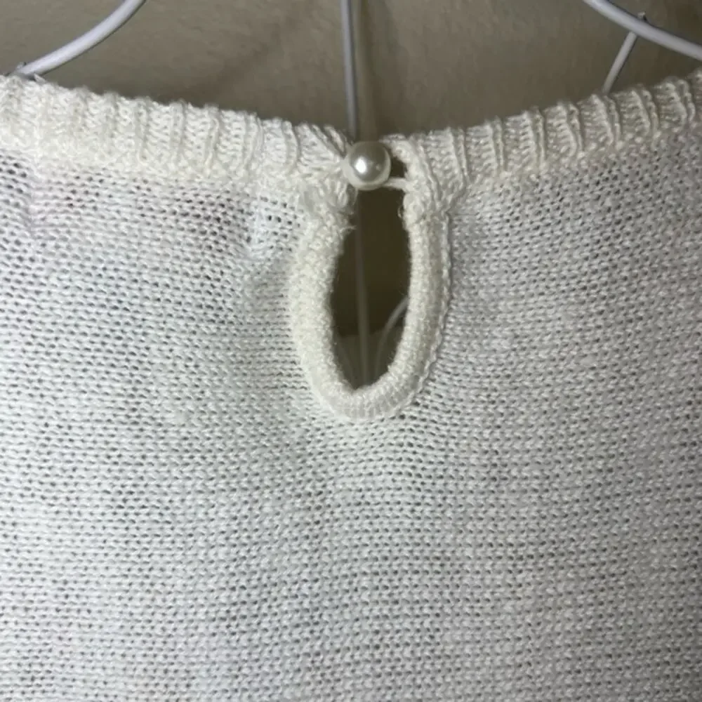 R & K Originals Women's Vintage Sequined Sweater Size M